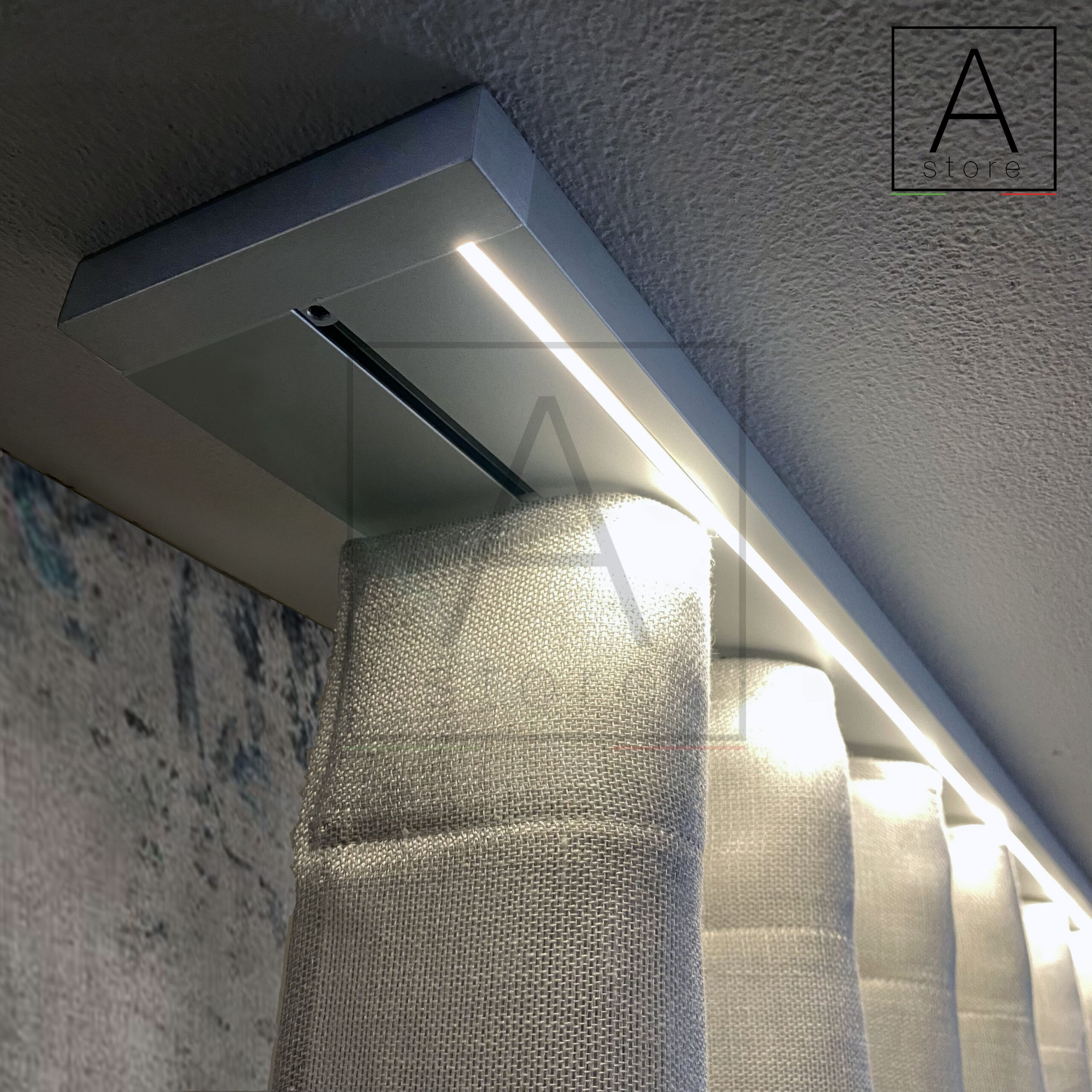 LIGHT WAVE Système de rideau Wave avec lumière LED intégrée – Cord Control  – AUS Store